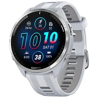 Garmin Forerunner 965 47mm Bluetooth Running Smartwatch - Whitestone/Powder Grey
