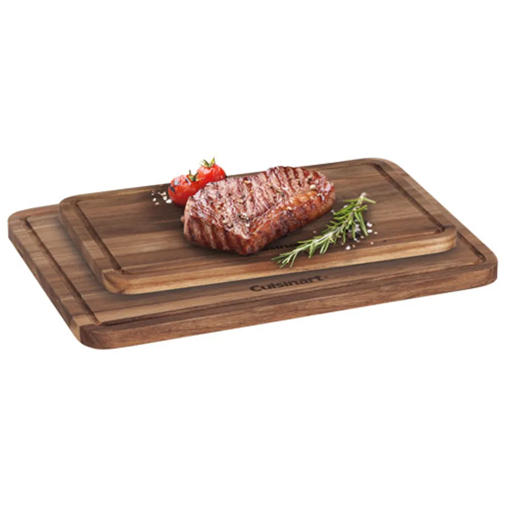 Cuisinart Acacia Wood Cutting Board - 2-Piece