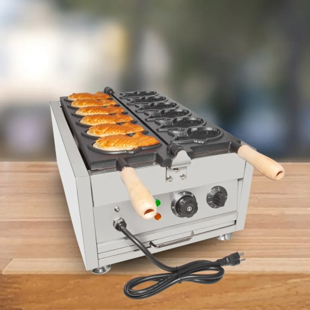 ALDKitchen Belgian Waffle Iron | Press Type | 2 Square Waffles | Business Use | Stainless Steel | 110V