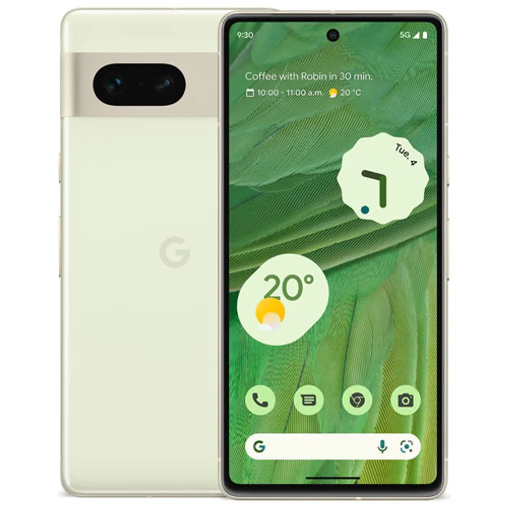 Rogers Google Pixel 7 128GB - Lemongrass - Monthly Financing