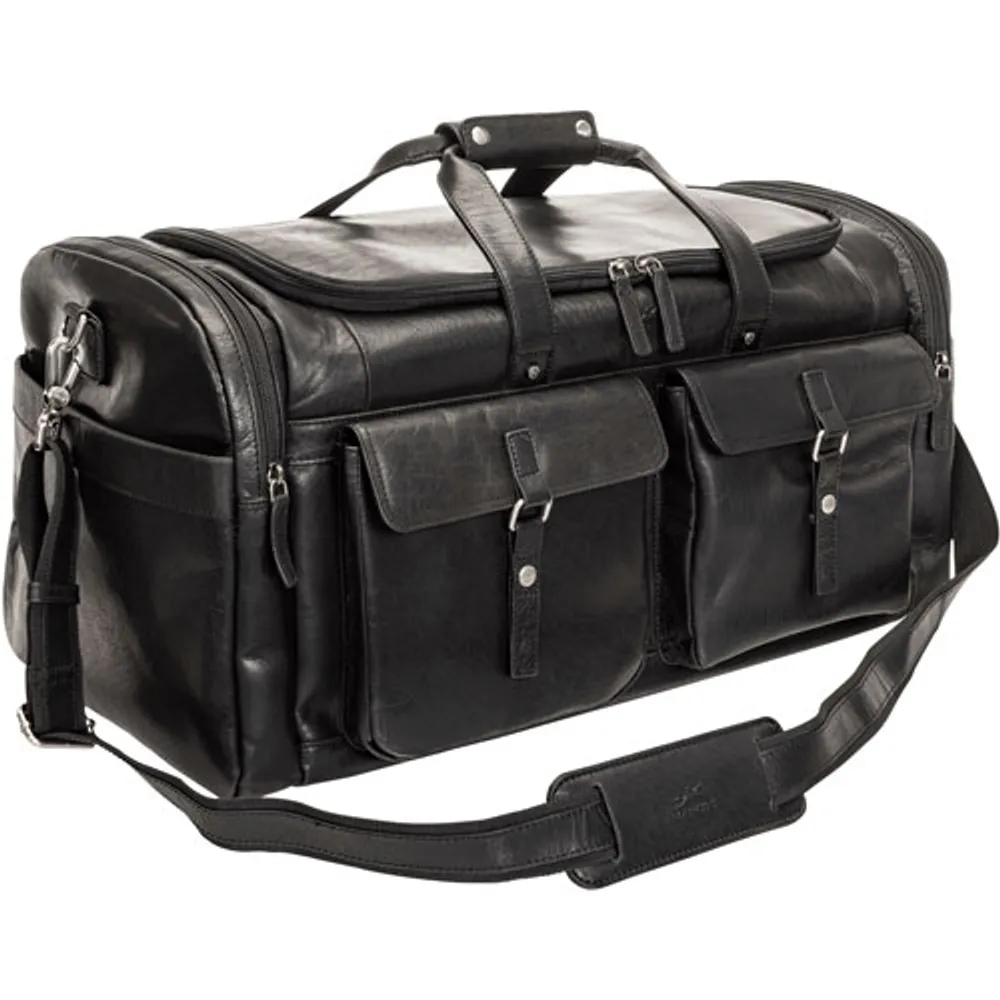 Grand sac de sport de 23 po Buffalo de Mancini - Noir