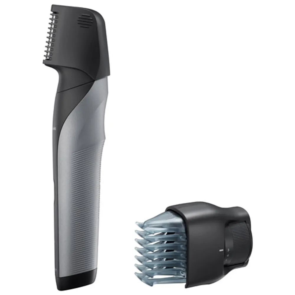 Panasonic Slim Line Wet & Dry Body Groomer (ERGK80S) - Black (Grey Grip)