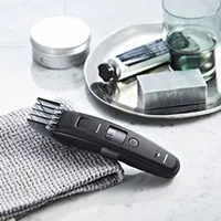 Panasonic Beard Wet/Dry Trimmer (ERGB96K) - Black (Silver Dial)