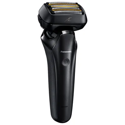 Panasonic 6-Blade Wet/Dry Rechargeable Shaver with Cleaning/Charging Station (ESLS9A)
