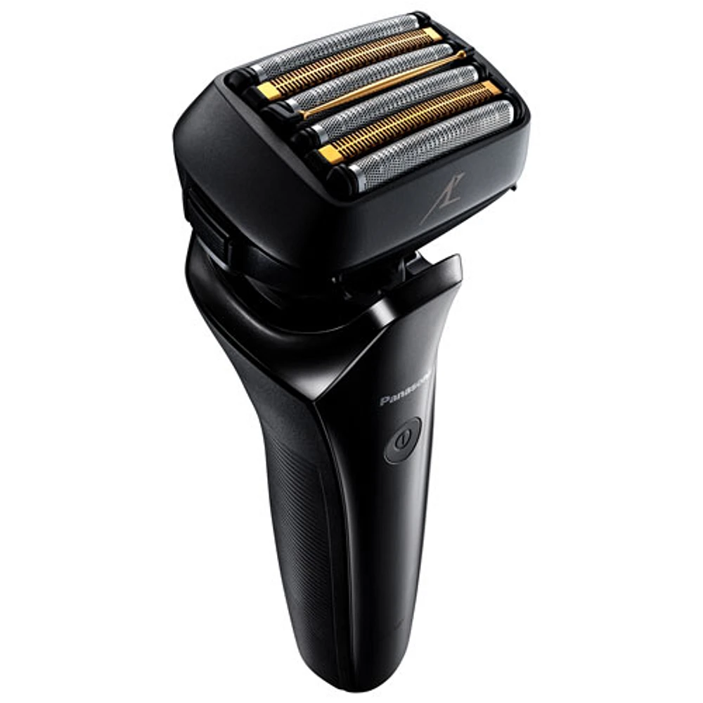 Panasonic 6-Blade Wet/Dry Rechargeable Shaver with Cleaning/Charging Station (ESLS9A)