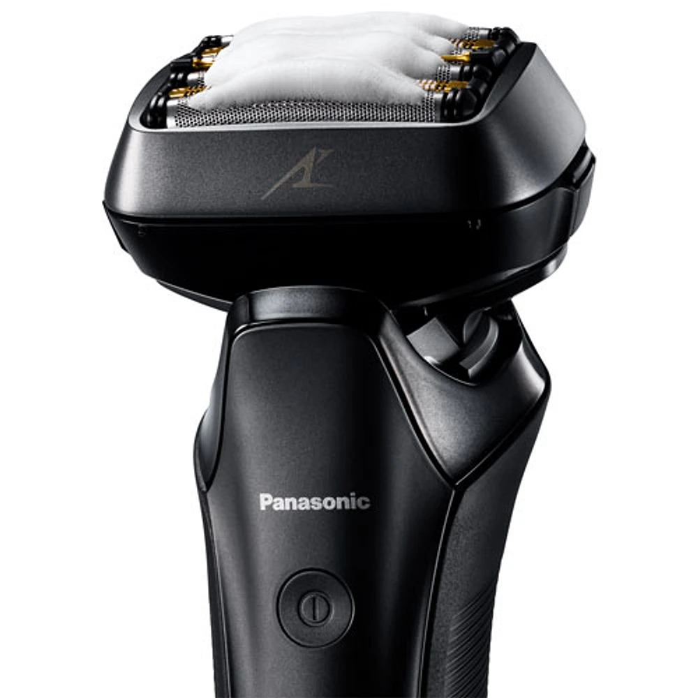 Panasonic 6-Blade Wet/Dry Rechargeable Shaver with Cleaning/Charging Station (ESLS9A)