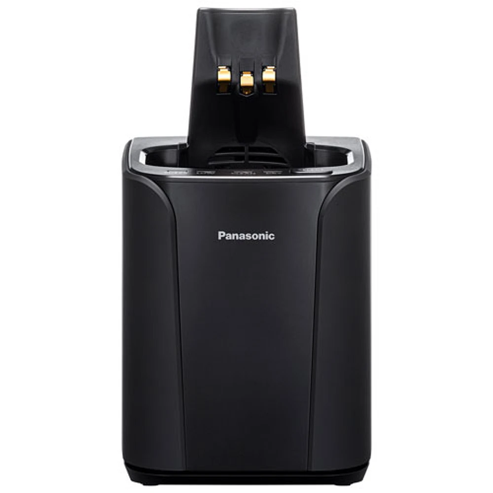 Panasonic 6-Blade Wet/Dry Rechargeable Shaver with Cleaning/Charging Station (ESLS9A)