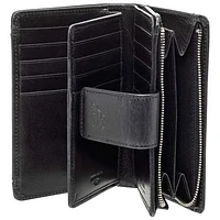 Mancini South Beach RFID Genuine Leather Bi-fold Wallet