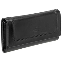 Mancini South Beach RFID Genuine Leather Quad-Fold Wallet