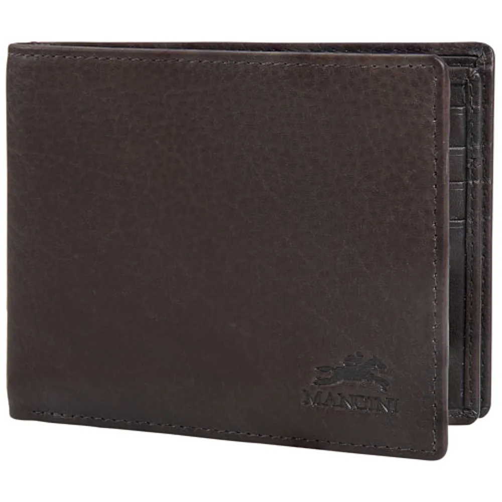 Mancini Monterrey RFID Genuine Leather Bi-fold Wallet