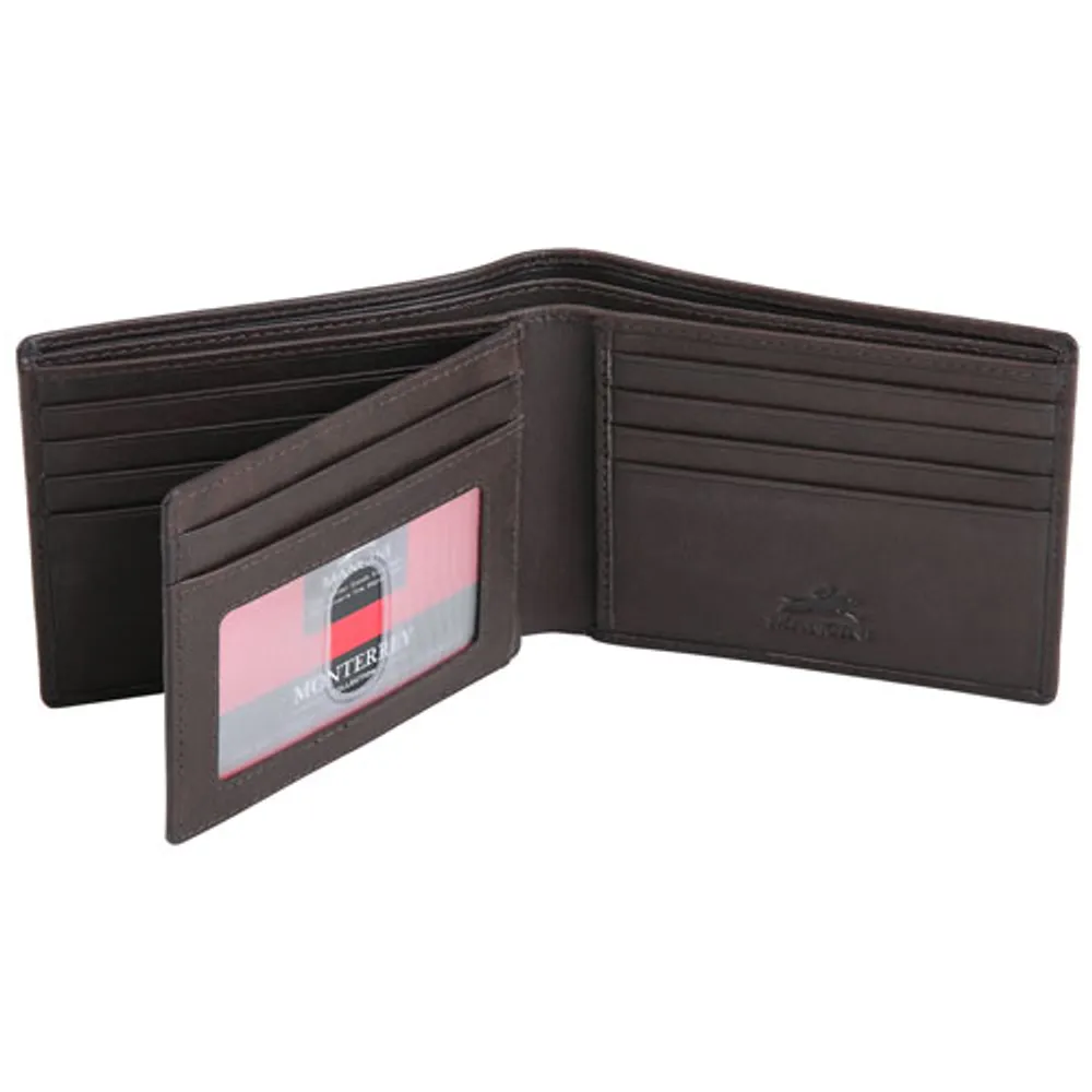 Mancini Monterrey RFID Genuine Leather Bi-fold Wallet