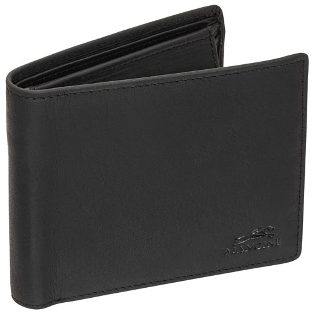 Mancini Buffalo RFID Genuine Leather Wallet with Coin Purse