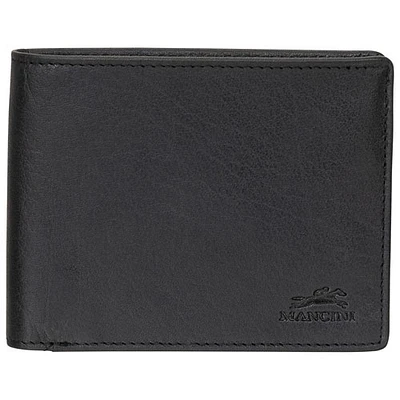 Mancini Buffalo RFID Genuine Leather Bi-fold Wallet