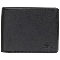 Mancini Buffalo RFID Genuine Leather Bi-fold Wallet