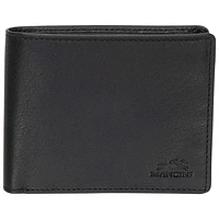 Mancini Buffalo RFID Genuine Leather Bi-fold Left Wing Wallet