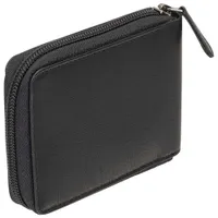 Mancini Buffalo RFID Genuine Leather Zippered Wallet Wallet