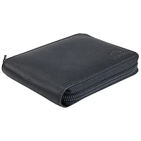 Mancini Monterrey RFID Genuine Leather Bi-fold Wallet with Removable Passcase - Black