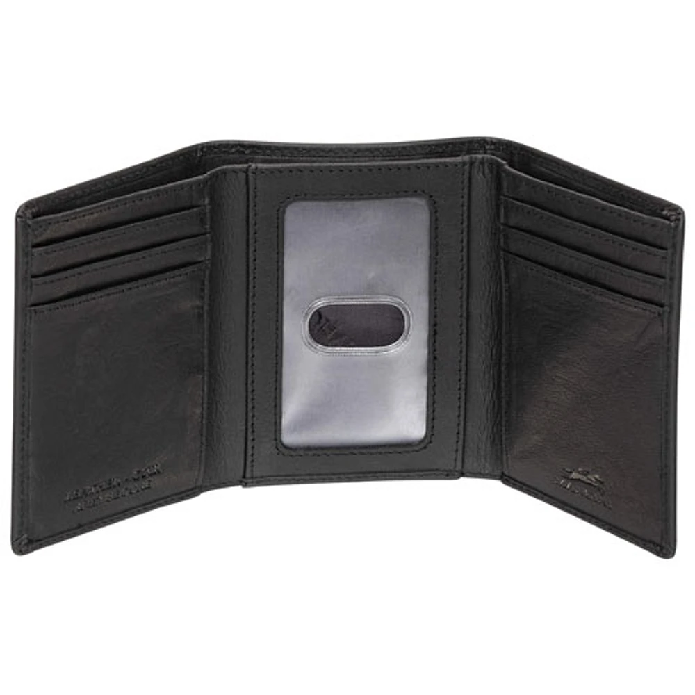 Mancini Buffalo RFID Genuine Leather Trifold Wallet