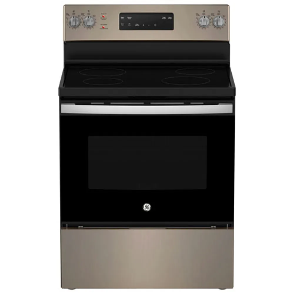 GE 30" 5.0 Cu. Ft. Freestanding Electric Range (JCB630ETES) - Slate