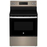 GE 30" 5.0 Cu. Ft. Freestanding Electric Range (JCB630ETES) - Slate