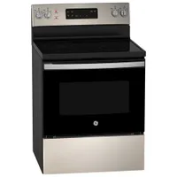 GE 30" 5.0 Cu. Ft. Freestanding Electric Range (JCB630ETES) - Slate