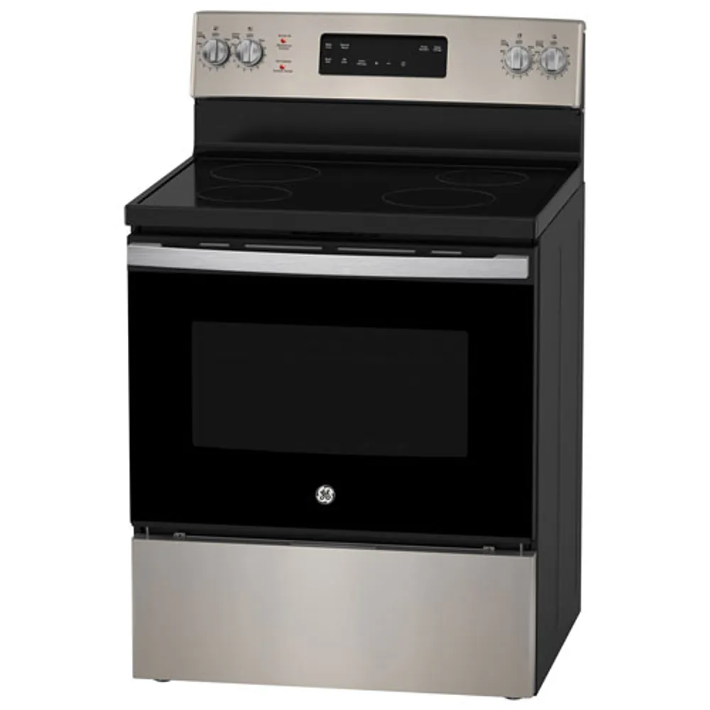 GE 30" 5.0 Cu. Ft. Freestanding Electric Range (JCB630ETES) - Slate