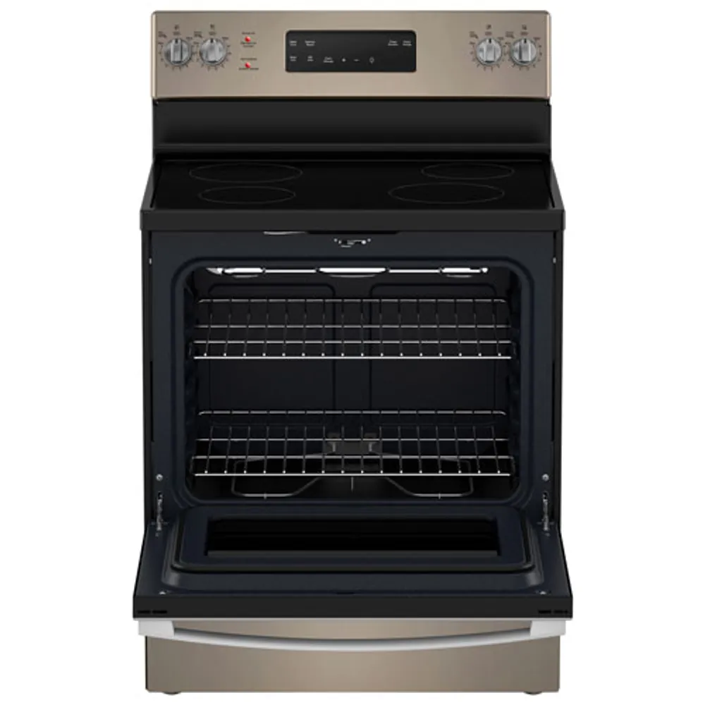 GE 30" 5.0 Cu. Ft. Freestanding Electric Range (JCB630ETES) - Slate