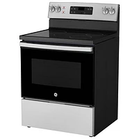 GE 30" 5.0 Cu. Ft. Freestanding Electric Range (JCBS630SVSS) - Stainless Steel