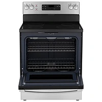 GE 30" 5.0 Cu. Ft. Freestanding Electric Range (JCBS630SVSS) - Stainless Steel
