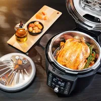 Instant Pot Duo Crisp With Ultimate Lid Multi-Cooker & Air Fryer - 6.5Qt - Black