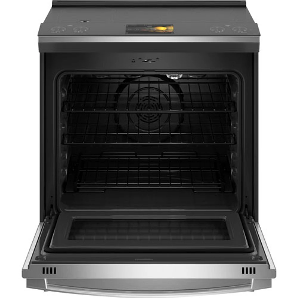 GE Profile 30" 5.3 Cu. Ft. True Convection Slide-In Induction Air Fry Range (PHS93XYPFS) - Stainless Steel