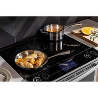 GE Profile 30" 5.3 Cu. Ft. True Convection Slide-In Induction Air Fry Range (PHS93XYPFS) - Stainless Steel