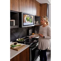 GE Profile 30" 5.3 Cu. Ft. True Convection Slide-In Induction Air Fry Range (PHS93XYPFS) - Stainless Steel