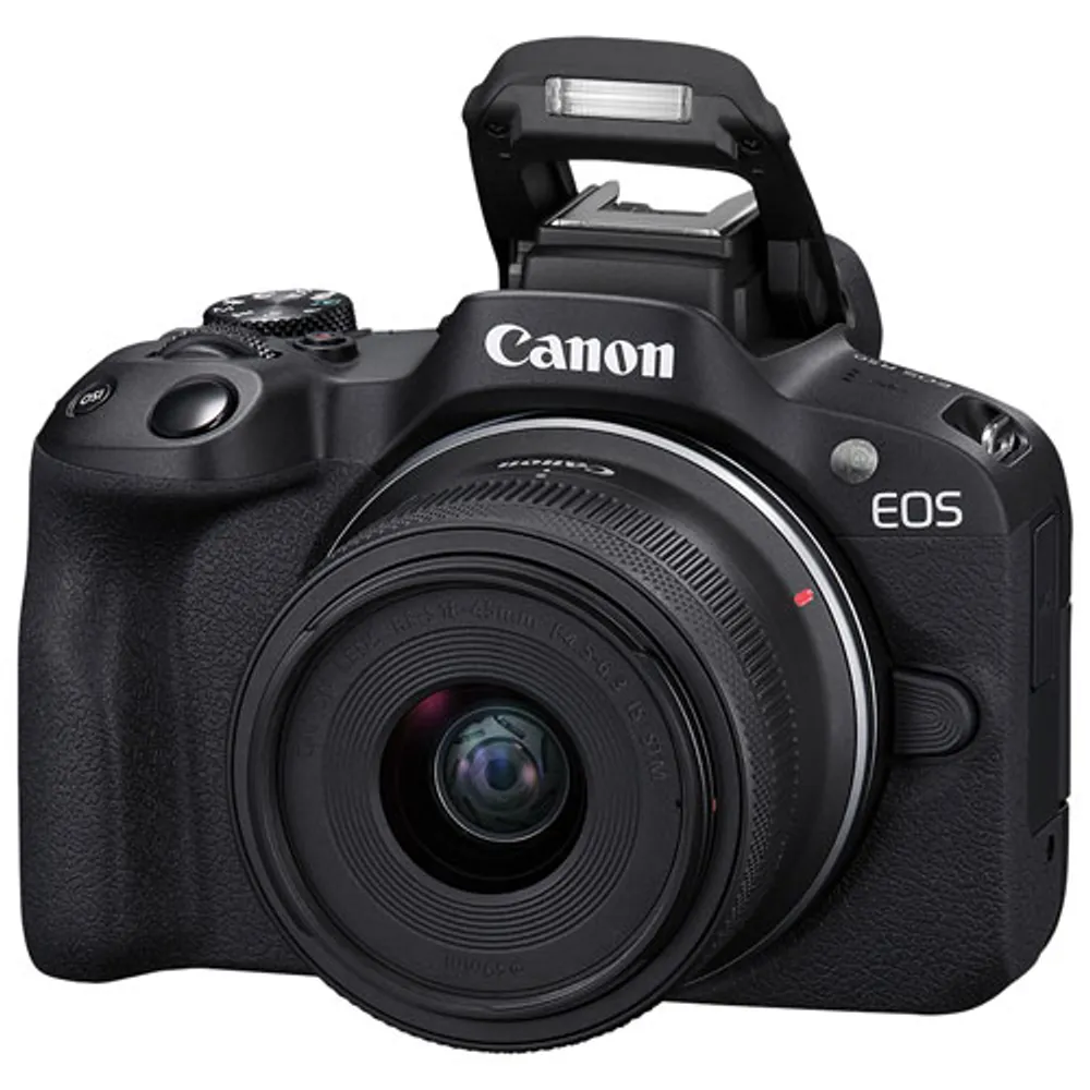 Canon EOS R50 Mirrorless Camera with RF-S 18-45mm IS STM Lens Kit