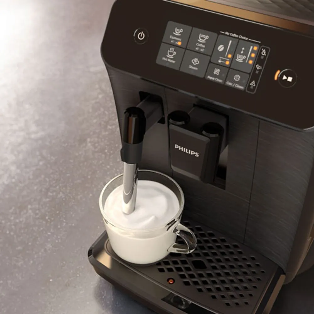 Philips 800 Automatic Espresso Machine With Milk Frother - Matte Black - Only at Best Buy