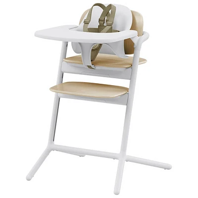 Chaise haute 3-en-1 Lemo 2 de Cybex - Blanc sable