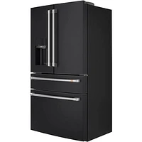 Café 36" 22.3 Cu. Ft. French Door Refrigerator with Water & Ice Dispenser (CXE22DP3PD1) - Matte Black