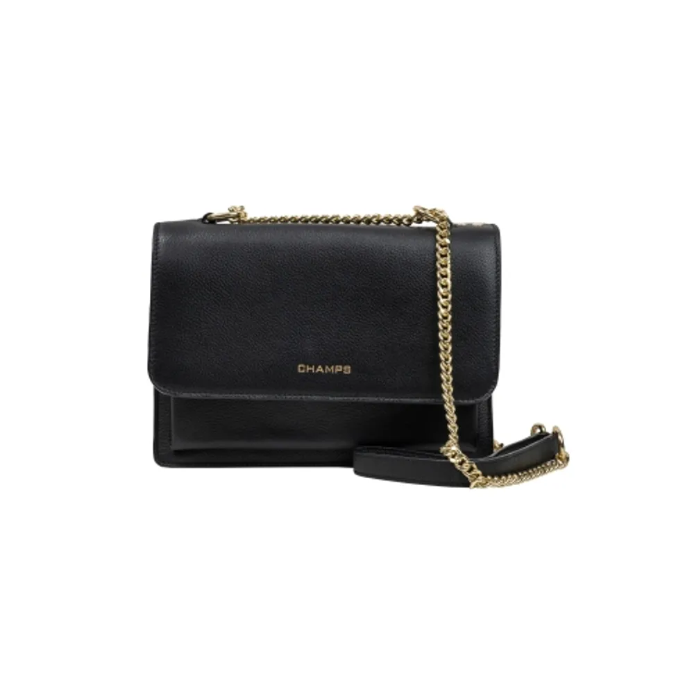 CHAMPS Ladies Leather Double-Zip Shoulder Bag from the Gala Collection -  ShopStyle