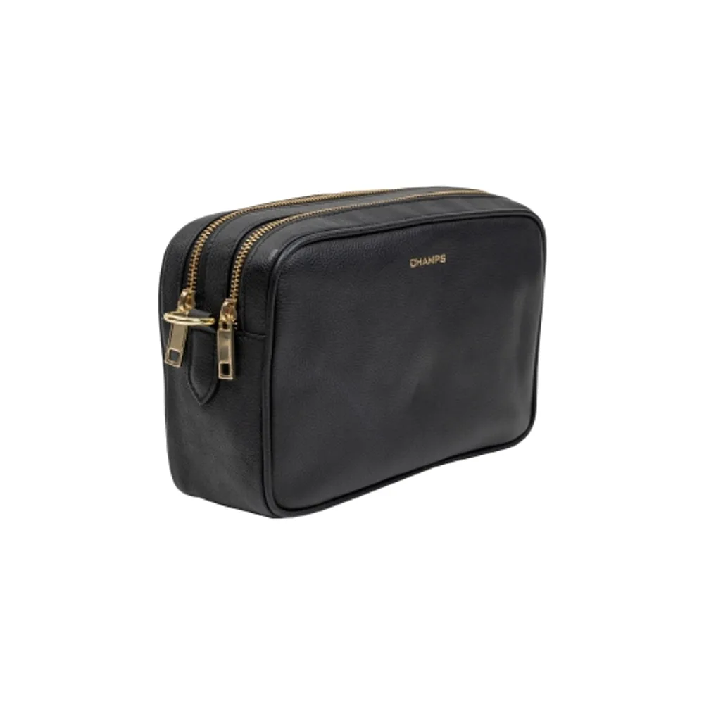 CHAMPS Ladies Leather Double-Zip Shoulder Bag from the Gala Collection -  ShopStyle