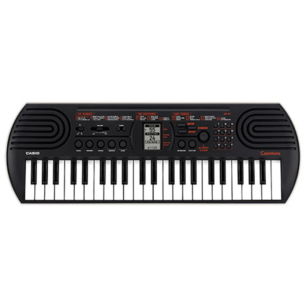 Casio SA-81H3 44-Key Electric Keyboard - Black