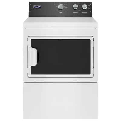 Sécheuse électrique de 7,4 pi³ de Maytag (YMEDP586GW) - Blanc