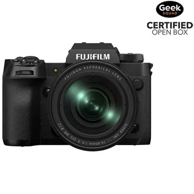 Open Box - Fujifilm X-H2 Mirrorless Camera with XF 16-80mm Lens Kit - Black
