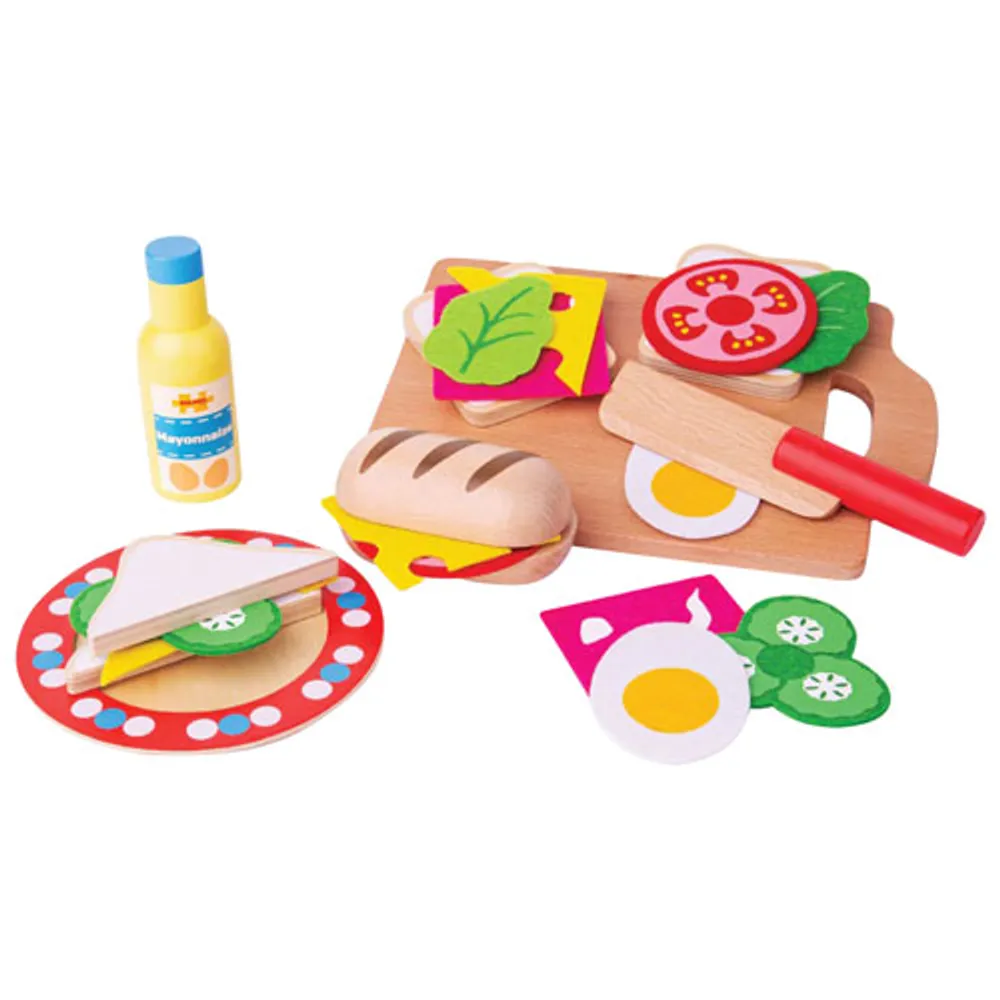 Bigjigs Sandwich Making Toy Playset