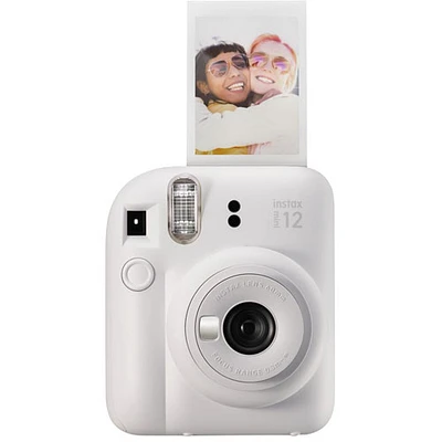 Appareil photo instantané Instax Mini 12 de Fujifilm - Blanc argile