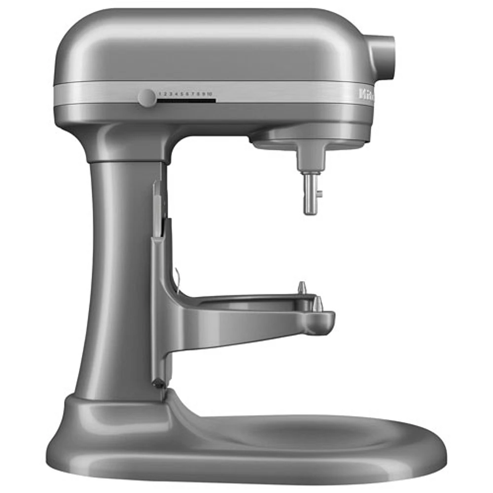 Batteur sur socle à bol relevable Professional de KitchenAid - 7 pte - 500 W - Contour argenté