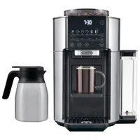 Machine à café automatique TrueBrew avec carafe thermique de De'Longhi - Noir/Acier inoxydable