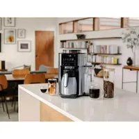 Machine à café automatique TrueBrew avec carafe thermique de De'Longhi - Noir/Acier inoxydable