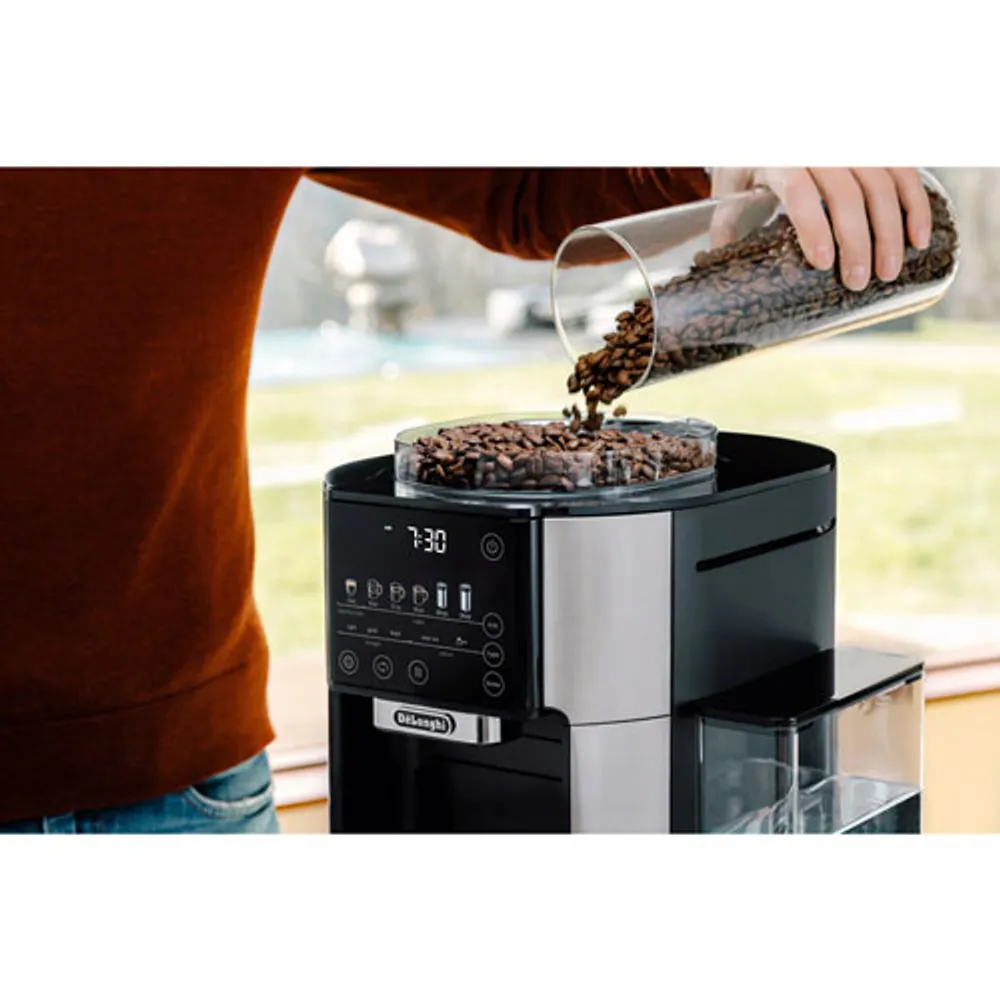 De'Longhi TrueBrew Automatic Coffee Machine - Black/Stainless