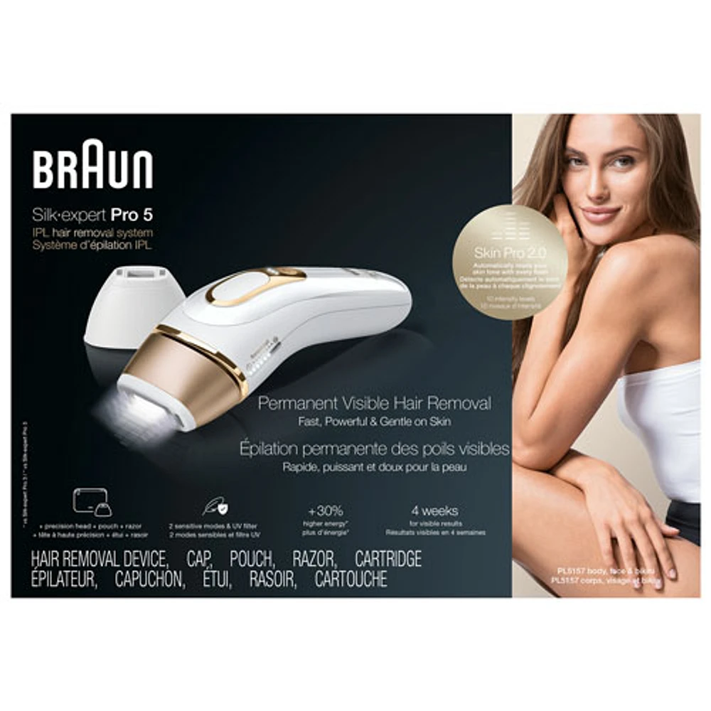 Braun Silk Expert Pro 5 Dry IPL Hair Removal System (PL5157)