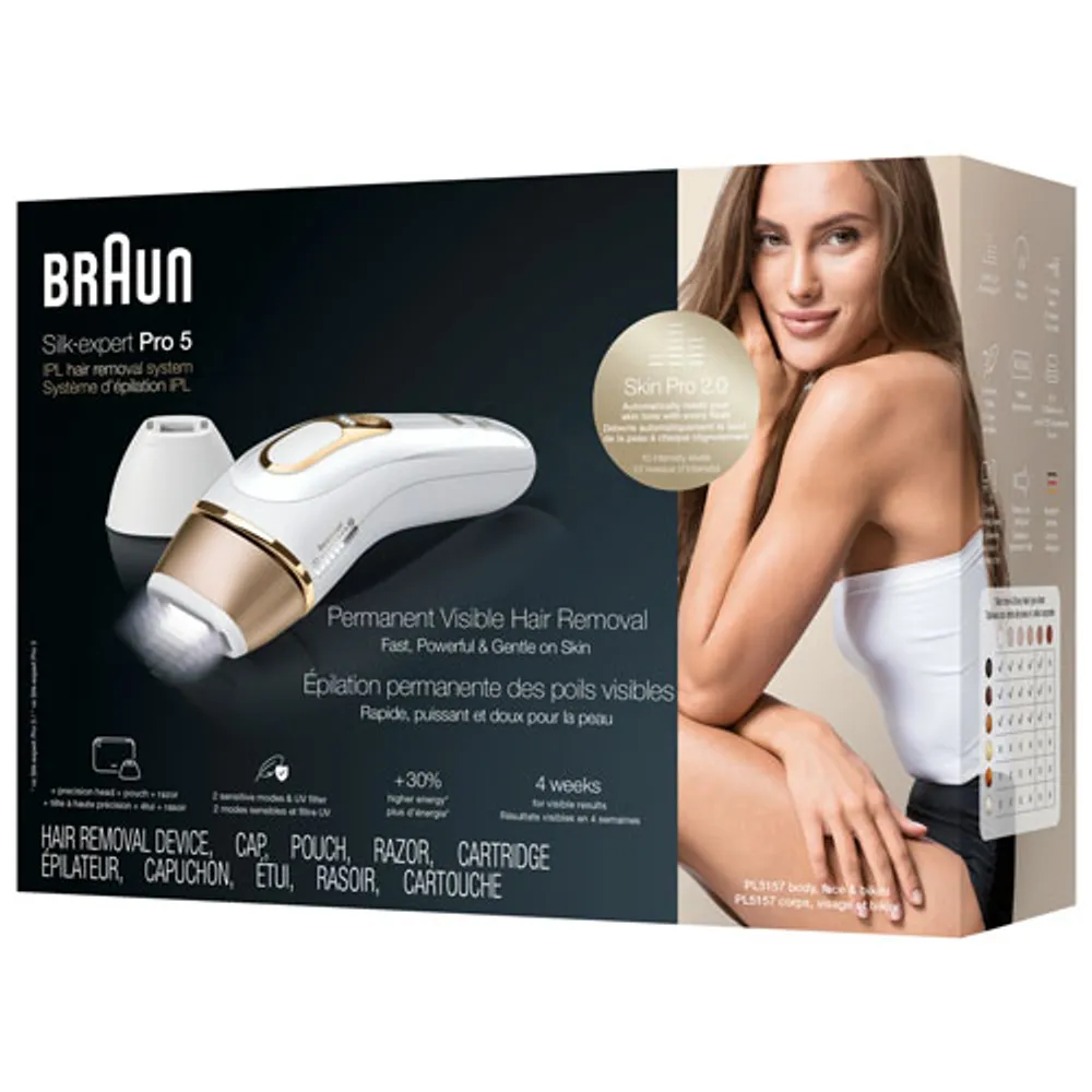 Braun Silk Expert Pro 5 Dry IPL Hair Removal System (PL5157)